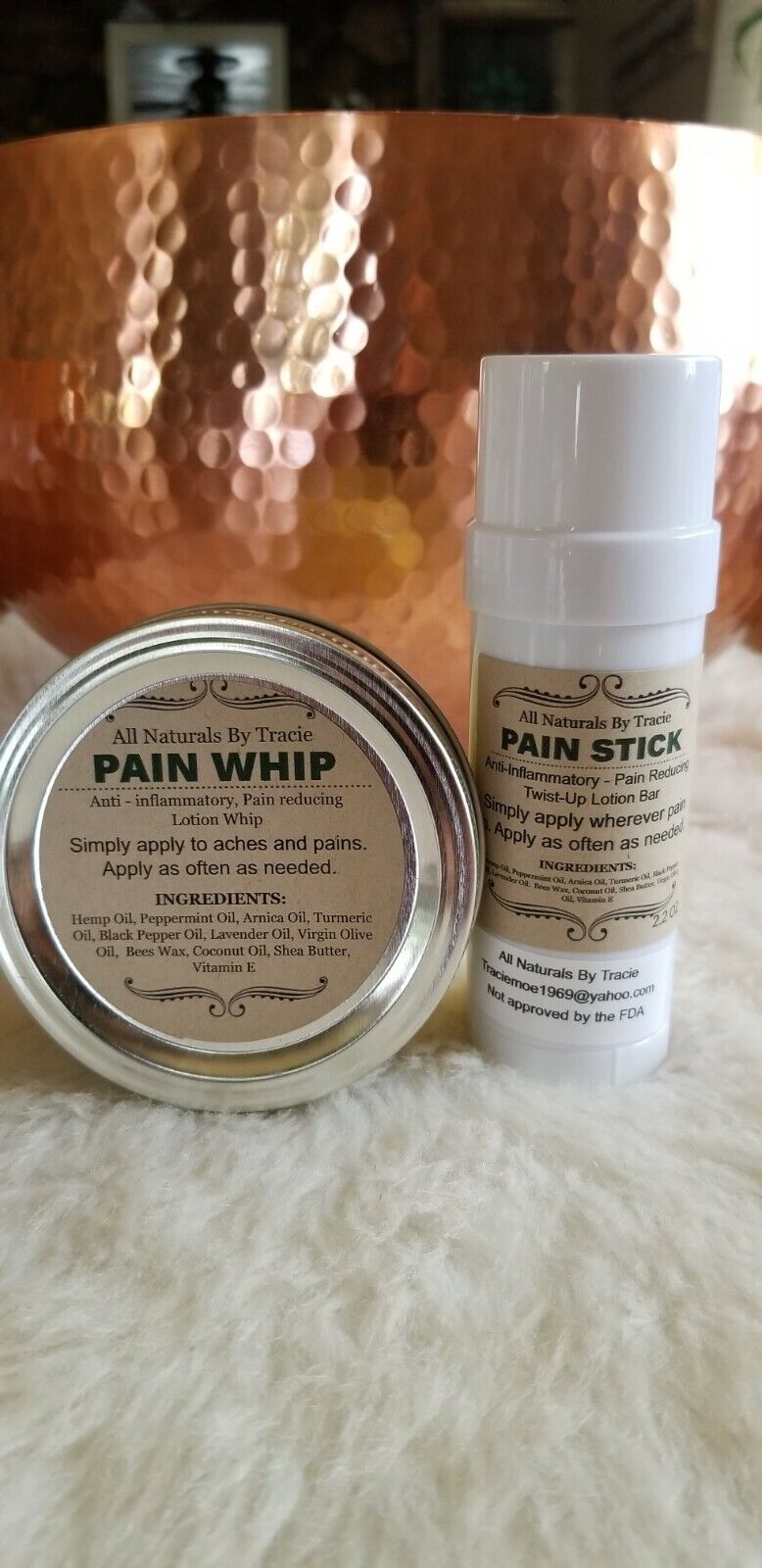Hemp Pain Relief Stick and Whip Combo