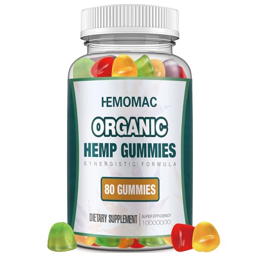 Organic High Potency Vegan Hemp Gummies - Extra Strength