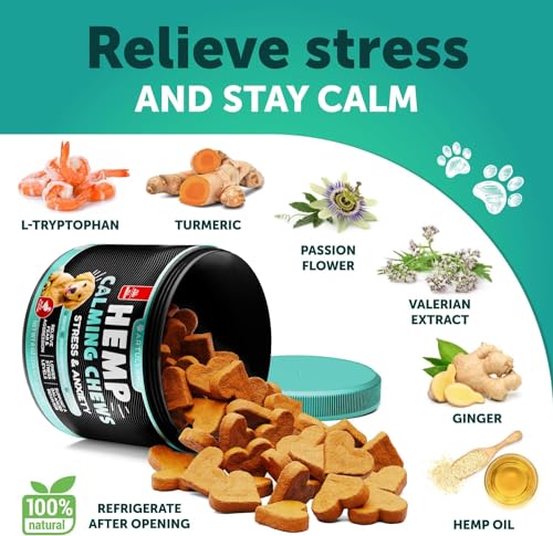 Hemp Calming Chews for Dog Anxiety Relief