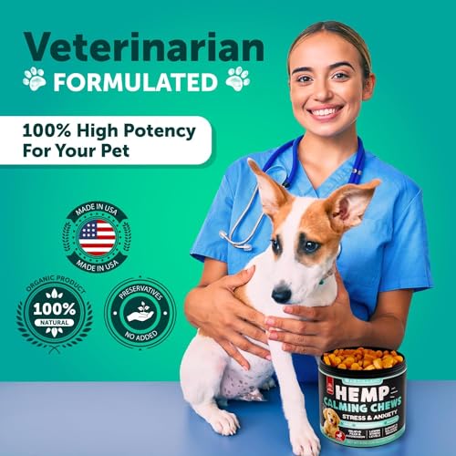 Hemp Calming Chews for Dog Anxiety Relief