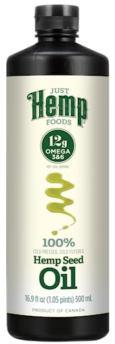 Hemp Seed Oil - Cold Pressed, All Natural