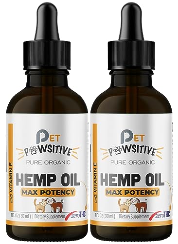 Organic Hemp Oil Drops for Pet Hip & Joint Support