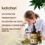 LUCKCHAN (4-Pack) Premium Hemp Tincture - Anxiety, Stress Relief