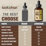 LUCKCHAN (4-Pack) Premium Hemp Tincture - Anxiety, Stress Relief
