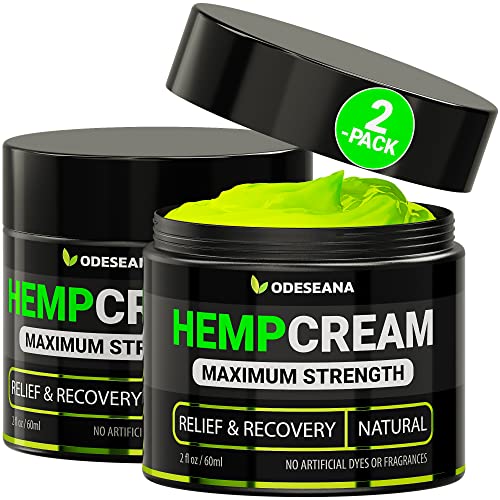 High Strength Hemp Cream for Joint & Muscle Relief