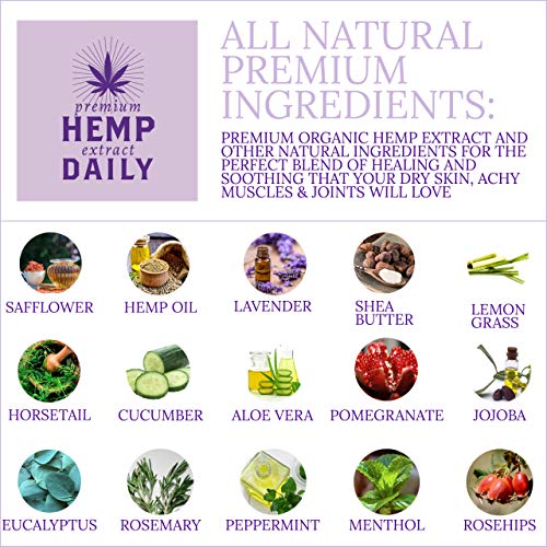 Intensive Hemp Cream | Vegan, Organic with Essential Oils