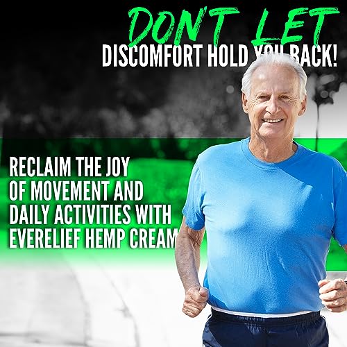 Maximum Strength 8oz Hemp Cream for Muscle & Joint Pain - Made in USA