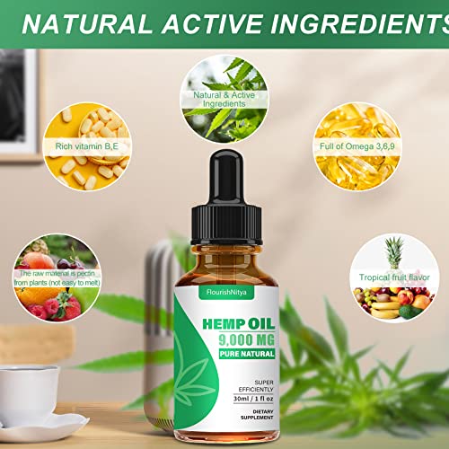 Naturals Advanced Hemp Oil - Premium Maximum Strength