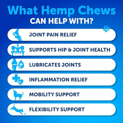USA-made Hemp Hip & Joint Supplement: Glucosamine Chews