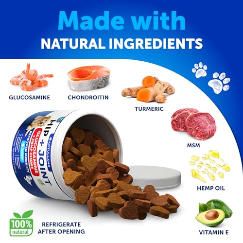 USA-made Hemp Hip & Joint Supplement: Glucosamine Chews