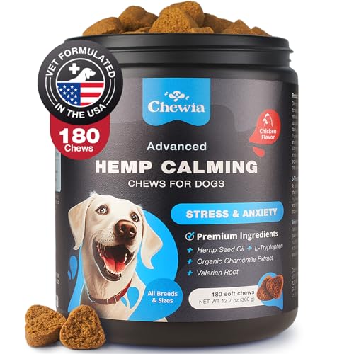 Calming Hemp Chews for Dogs - Anxiety Relief Formula