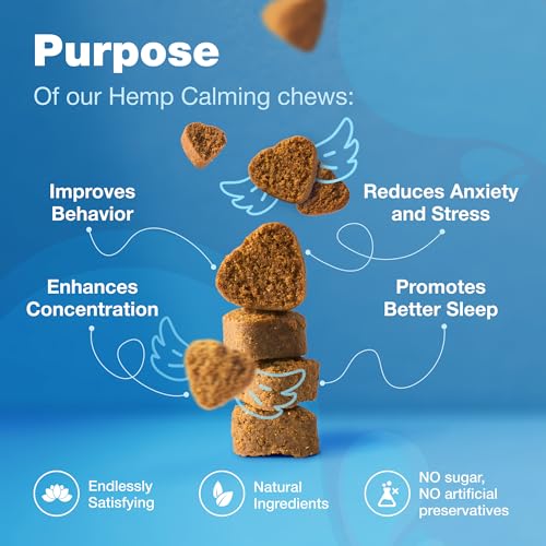 Calming Hemp Chews for Dogs - Anxiety Relief Formula