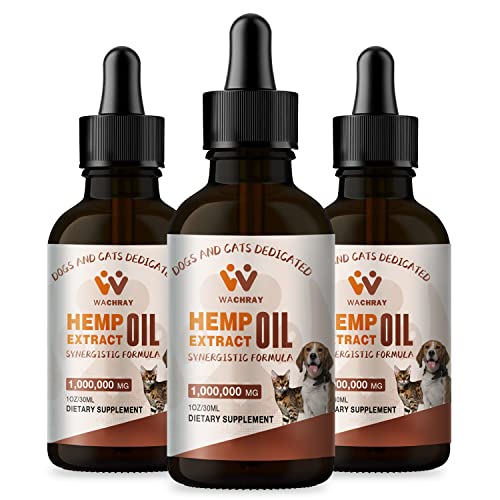 WACHRAY - Pets Hemp Oil 3 Pack - Calming Drops
