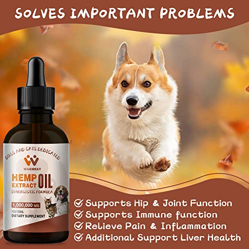 WACHRAY - Pets Hemp Oil 3 Pack - Calming Drops