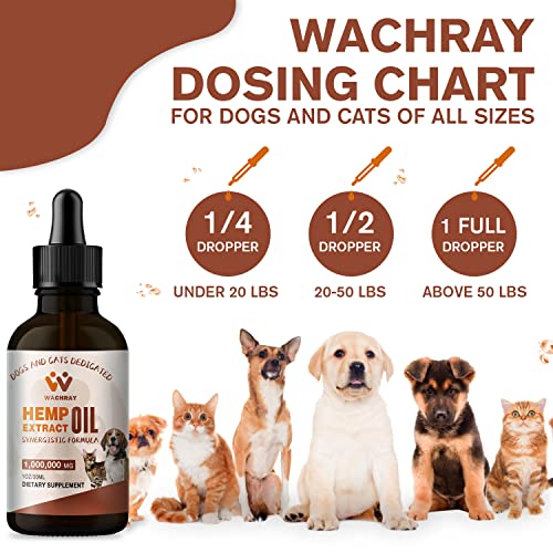 WACHRAY - Pets Hemp Oil 3 Pack - Calming Drops