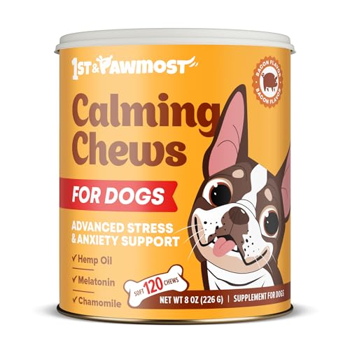 Dog Calming Hemp Chews with Melatonin and Valerian