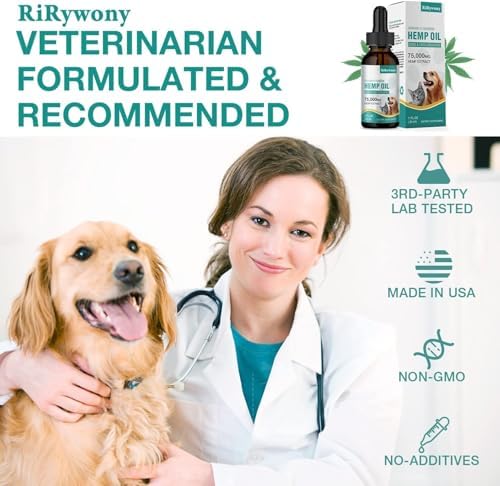 CBD Pet Hemp Oil Drops - Joint Support, Anxiety Relief
