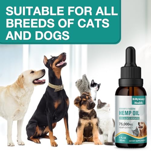 CBD Pet Hemp Oil Drops - Joint Support, Anxiety Relief
