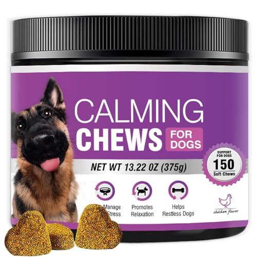150 Hemp Calming Chews for Dogs - Stress & Anxiety Relief