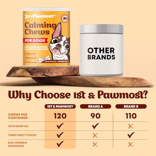 Dog Calming Hemp Chews with Melatonin and Valerian