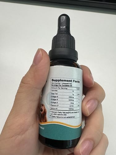 CBD Pet Hemp Oil Drops - Joint Support, Anxiety Relief