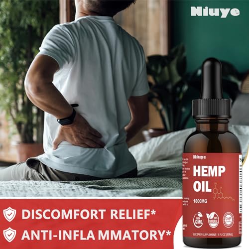 High Potency 2-Pack Hemp Oil - 1800mg Omega 3-6-9