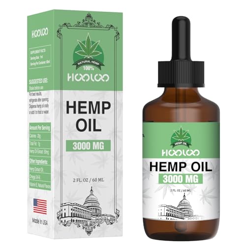 3000MG HOOLOO Hemp Oil Adults Bedtime Support