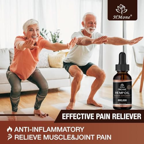 Maximum Strength Hemp Oil - 4 Packs - Organic