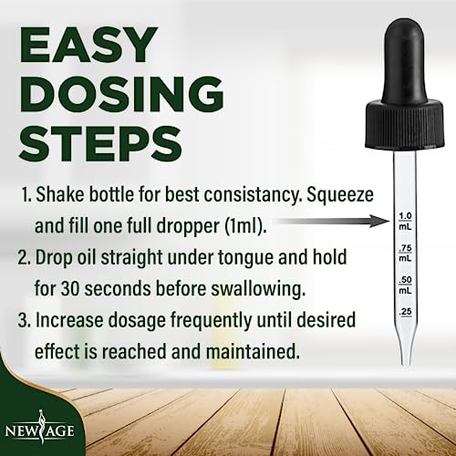 USA Grown All Natural Hemp Oil Drops (4-Pack)