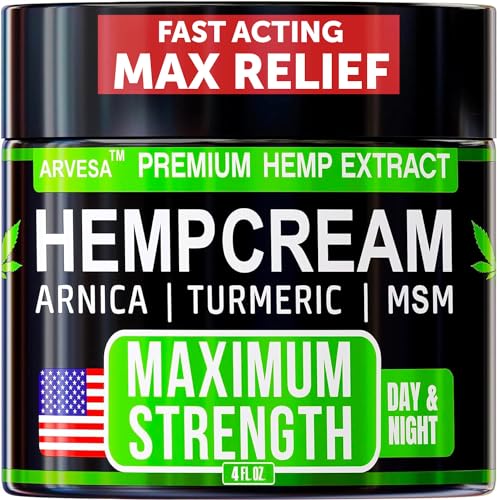 Maximum Strength Hemp Cream - Soothing Relief for Body