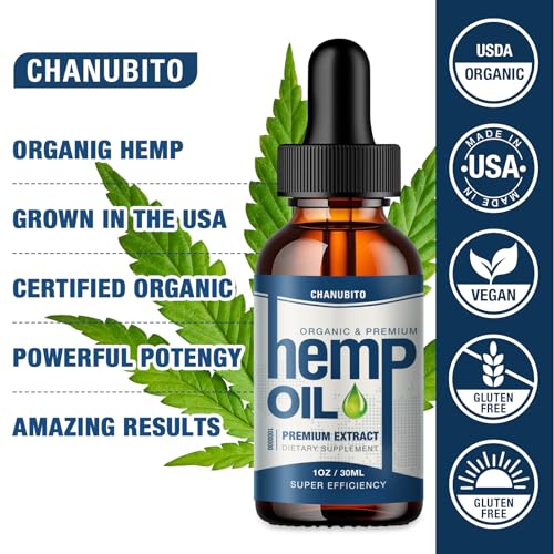 Premium Organic 2-Pack Hemp Oil Drops - 1,000,000mg