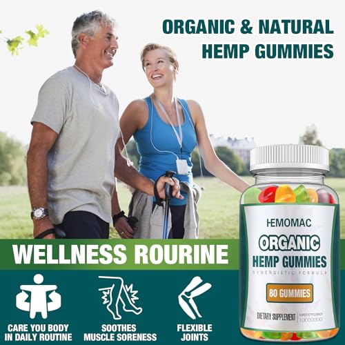 High Potency Organic Hemp Gummies - Made in USA