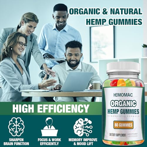 High Potency Organic Hemp Gummies - Made in USA