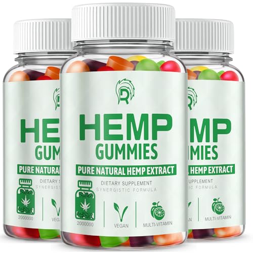 3 Pack Organic High Potency Hemp Gummies USA