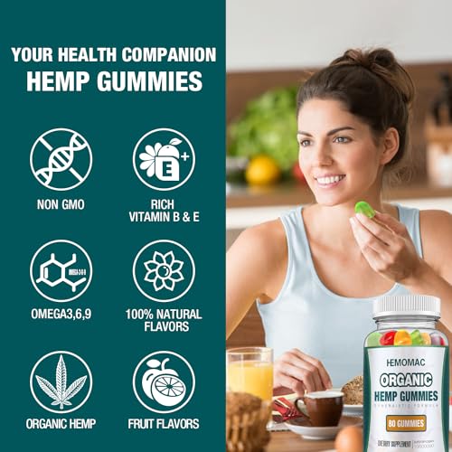 High Potency Organic Hemp Gummies - Made in USA
