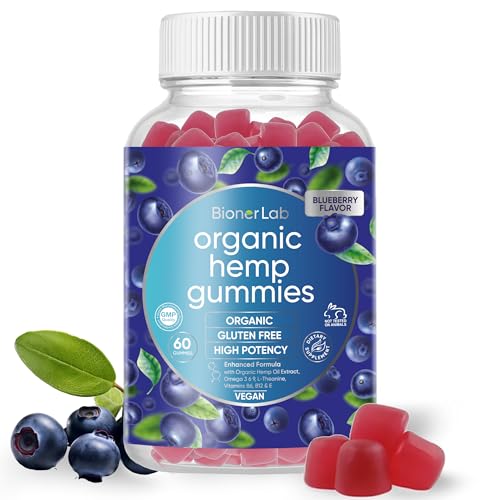 Organic High Potency Hemp Gummies for Adults