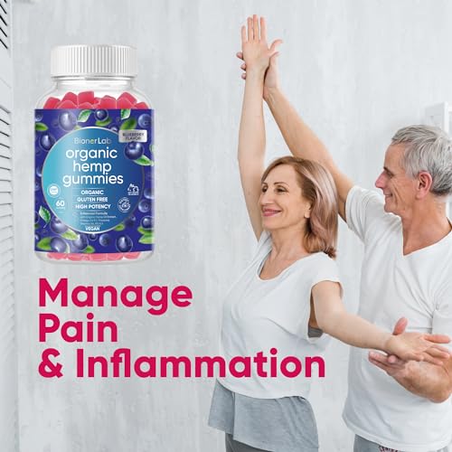 Organic High Potency Hemp Gummies for Adults