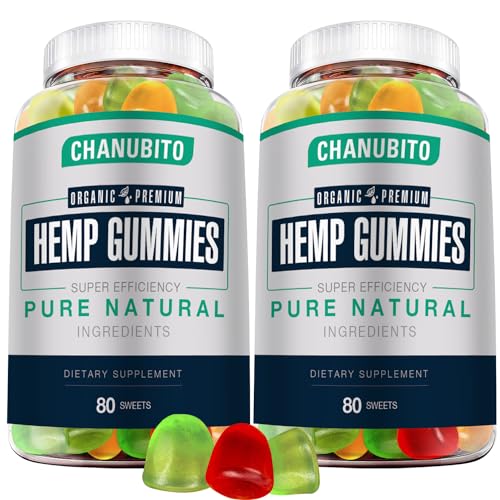 Organic High Potency Hemp Gummies - 2 Packs