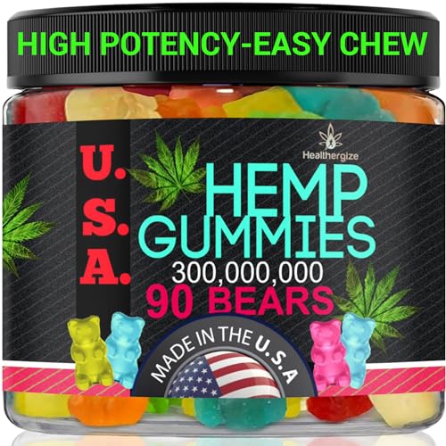 USA-Made Hemp Gummy Bears for Sleep, Calm & Skin