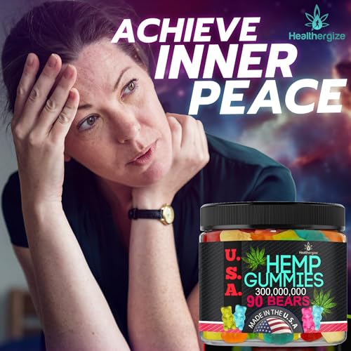 USA-Made Hemp Gummy Bears for Sleep, Calm & Skin