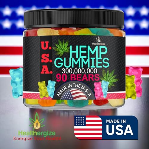 USA-Made Hemp Gummy Bears for Sleep, Calm & Skin