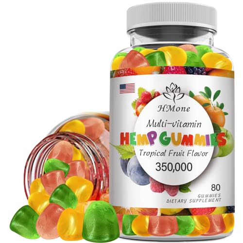 Organic Hemp Gummies Extra Strength - Vegan, Non-GMO