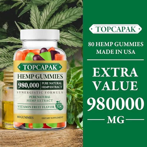 Organic Hemp Gummies: High Potency Edible Supplement, USA