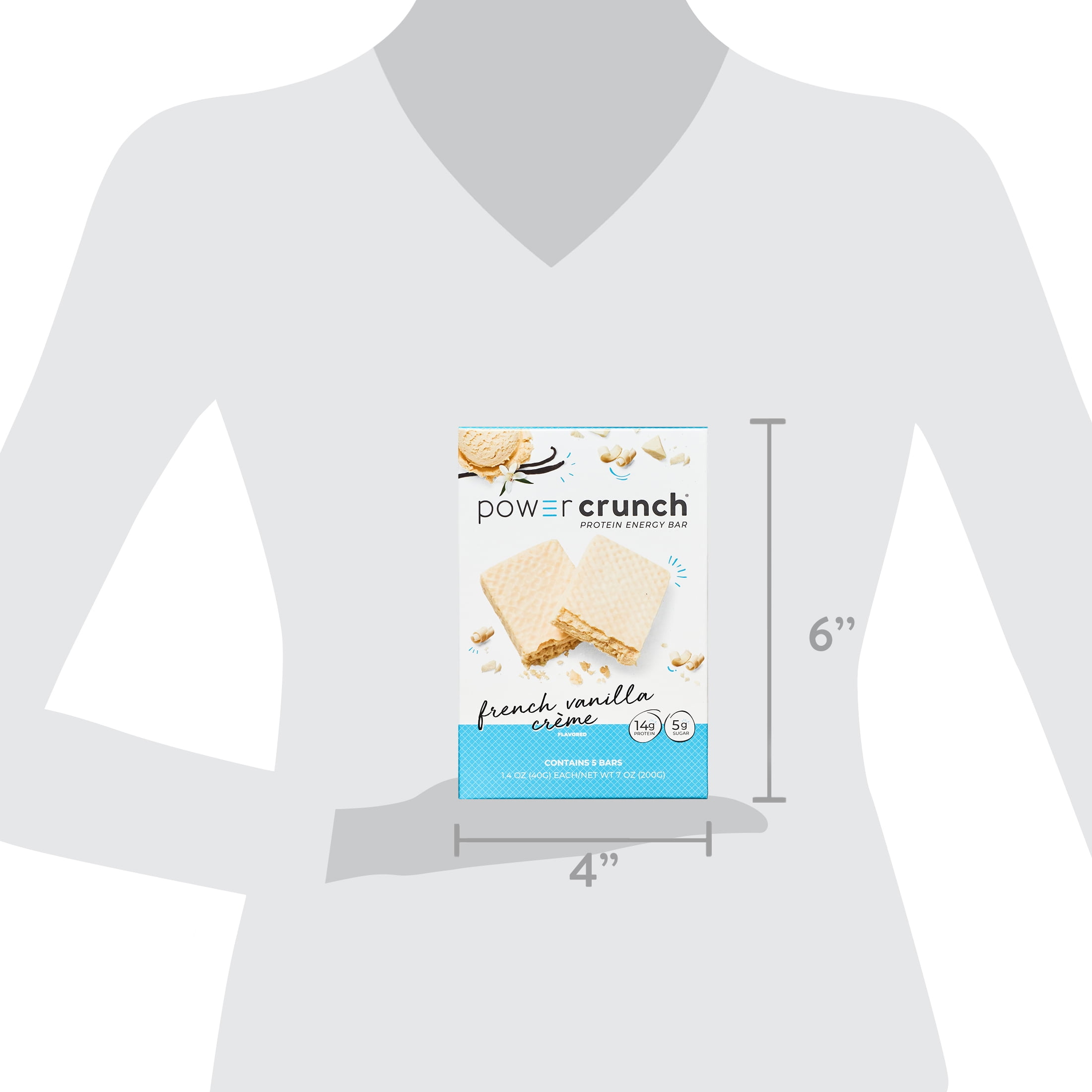 Original French Vanilla Cream Protein Bars, 5 pack