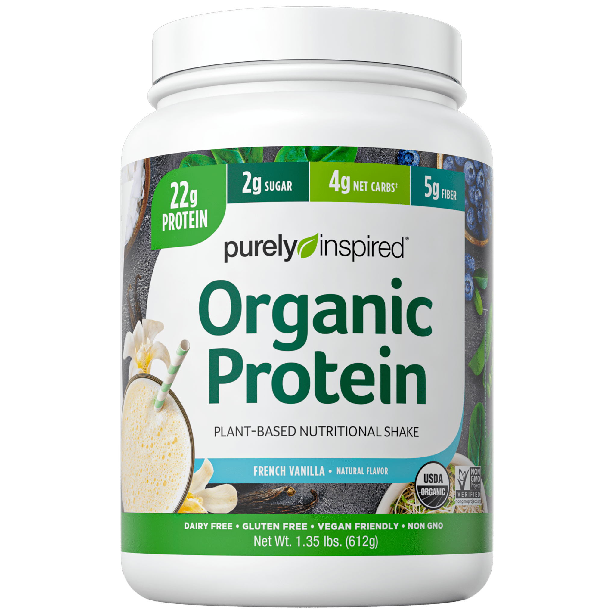 French Vanilla Plant-Based Protein Shake by Purely Inspired