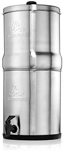 Alexapure Pro Stainless Steel Water Filtration System - 5,000 Gallon Throughput Capacity