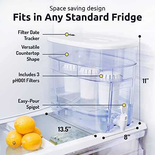 Alkaline Water Filter Dispenser for Kitchen or Office