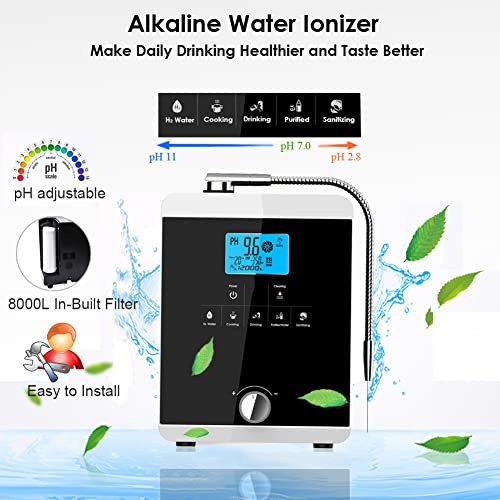 Alkaline Water Ionizer with Filter & ORP