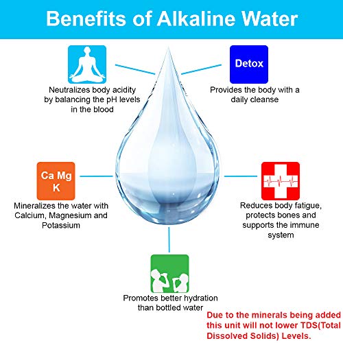 APEX MR-1050 Countertop Water Filter, 5 Stage Mineral pH Alkaline Water Filter, Easy Install Faucet Water Filter - Reduces Heavy Metals, Bad Taste and Up to 99% of Chlorine - Clear