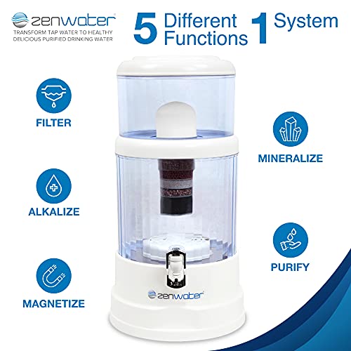 Zen Water Countertop Filter & Purification, 6-Gallon